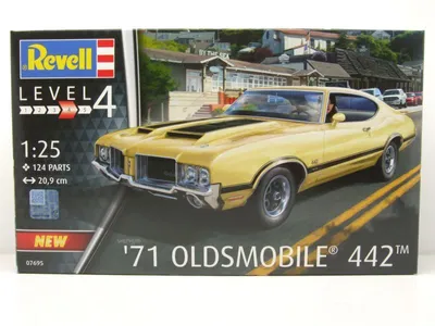 Produktbild von Revell Plastikbausätze 07695 Oldsmobile 427T 1971 Kunststoffbausatz 1:25
