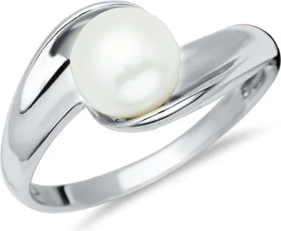 Produktbild von 925 Silber Ring mit Perle SR0131