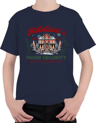 Produktbild von McCallister's Home Security Kevin Allein Zuhause - Weihnachten Christmas Xmas Uni Kinder T-Shirt, Navy, 104