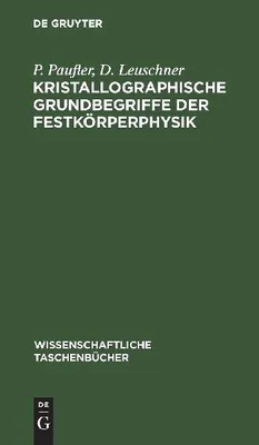 Produktbild von Kristallographische Grundbegriffe der Festkörperphysik
