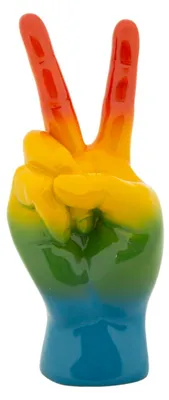 Immagine prodotto di Mauro Ferretti figurina decorativa arcobaleno mano guadagno 16x13x36,5 cm multicolore