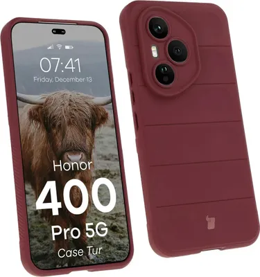 Produktbild von Bizon Tasche Tur Honor 400 Pro burgunderrot