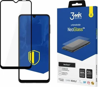 Produktbild von 3mk NeoGlass™ Schutzglas für Samsung Galaxy A22 5G - Schwarz KP21087