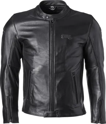 Produktbild von GMS The Roland Stones Motorrad Lederjacke, schwarz, 10XL