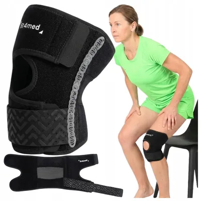 Immagine prodotto di FIT4MED | GINOCCHIERA – GINOCCHIERA SPORTIVA LEGGERA E UNIVERSALE PER IL GINOCCHIO SINISTRO O DESTRO Taglia XL