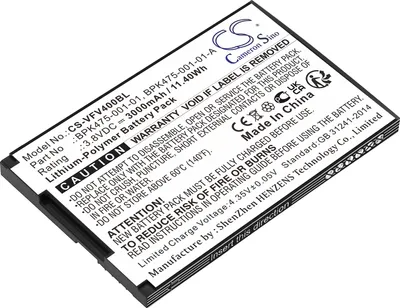 Produktbild von TECHTEK Akku Kompatibel mit [VeriFone] M435-003-04-NAA-S, V400M, V400M Plus 4G Ersetzt BPK475-001-01, für BPK475-001-01-A