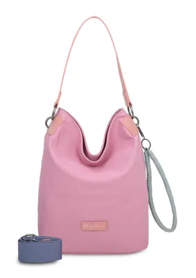 Image de Fritzi aus Preußen sac à épaule sac à épaule bandoulière Wudy03 Canvas Hobo Bag Rosy rose