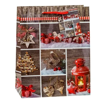 12 Weihnachts-Geschenktüten Aus Samt – In 3 Größen, Mit Kordelzug, Festlich In Rot & Gold