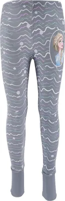 Produktbild von Frozen - Die Eiskönigin Elsa Mädchen Leggings Kinder Hose, Farbe:Grau, Größe:122-128