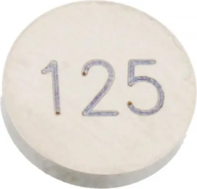 Produktbild von Ventil-Einstellplättchen JMP 7,5mm 1,25 für Suzuki GSX 12 FA F / GSF Bandit SA , Honda CBF A 50 / 125 / 150 / 250 / 300 / 320 / 321 / 400 / 450 / 500 / 510 / 530 / 600 / 630 / 636 / 650 / 660 / 675 / 689 / 700 / 750 / 765 / 779 / 800 / 847