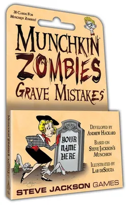 Produktbild von Munchkin Zombies: Grave Mistakes, Kartenspiel, Rollenspiele, 10 Jahr(e), 60 min