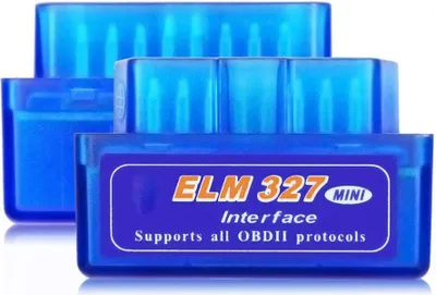Produktbild von Blauer OBD2 V1.5 Bluetooth 5.1-Scanner für ELM327 Kfz-Diagnose-Scan-Tool, kompatibel mit iOS und Android