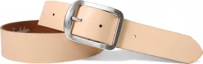 Produktbild von Ledergürtel Damen Echtleder 4 cm, silberne Dornschnalle, Retro Vintage FRONHOFER