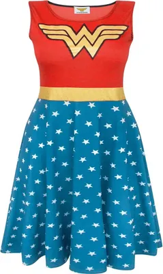 Produktbild von Wonder Woman - Kostýmové šaty pre ženy NS5845 (S) (Červená/modrá)