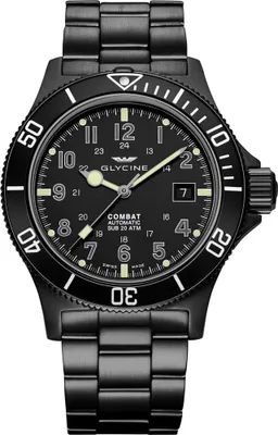 Produktbild von Glycine Herrenuhr GL0079 schwarz