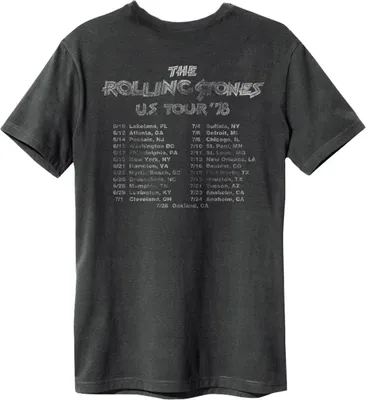 Produktbild von Amplified - "US Tour 78" T-Shirt für Herren/Damen Uni GD894 (XL) (Holzkohle)