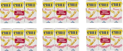 Produktbild von Parmalat Chef Panna Senza Lattosio Laktosefreie Kochcreme Glutenfrei ( 18 x 125ml ) Sauce zum Kochen