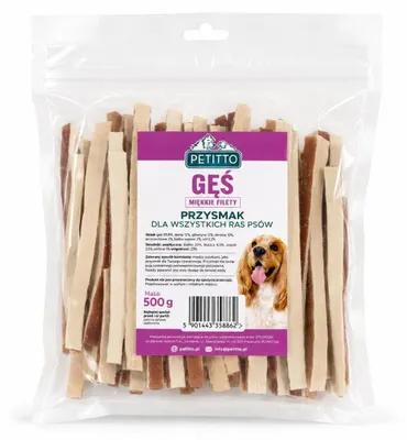Image de PETITTO – Petits sandwichs à la viande de canard – pour chien