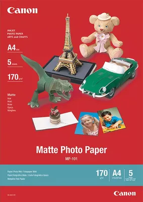 Produktbild von Canon MP-101, A4 Fotopapier matt, 50 Stück, 170g/m