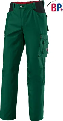 Produktbild von BP® Arbeitshose - mittelgrün/schwarz - 48n