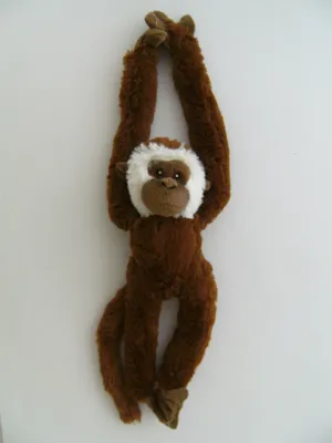 Produktbild von Plüschtier Affe 40 cm, Gibbon,  Hängeaffe Affen Hängeaffen Kuscheltiere Stofftiere Klettband