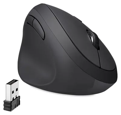 Produktbild von Perixx Perimice-719L Vertikale Linkshänder Funkmaus Ergonomisch 3 DPI Laptop