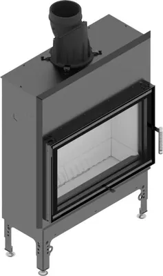 Produktbild von Kaminofen Hitze HST 68x43.S 9,3 kW Kaminofeneinsatz Kaminofen Holzofen Kamin Ofen