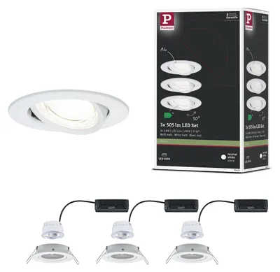 Produktbild von Paulmann LED Einbauleuchte Nova 3er-Set