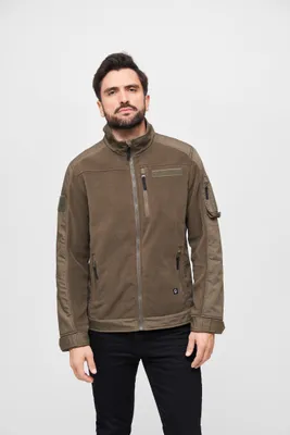 Produktbild von Brandit Fleece Ripstop Outdoorjacke Größe 4XL Farbe Oliv