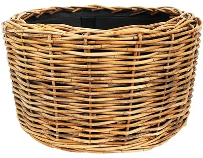 Produktbild von Van der Leeden Obal Drypot Obal Rattan – Rund, Jumbo, Durchmesser 127 cm