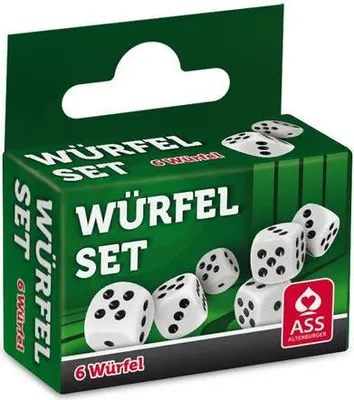 Produktbild von 6 Augenwürfel in Faltschachtel