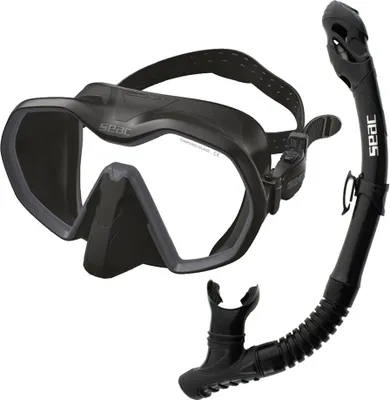 Zdjęcie produktu dla Zestaw do snorkelingu Seacsub Icona&reverse Dry czarny czarny jeden rozmiar
