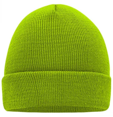Produktbild von Myrtle Beach MB7500 | Knitted Cap / Doppelt gestrickt - Farbe: Lime Green - Größe: One Size