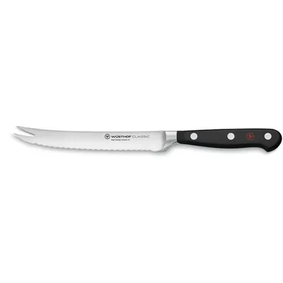 Zdjęcie produktu dla Wüsthof Tomatenmesser mit Wellenschliff / Tomato Knife Serrated Edge Classic 14 cm 1030101914 – EAN 4002293104546 – Art.-Nr. 2023062869