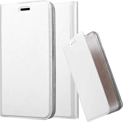 Produktbild von Cadorabo Handyhülle für Honor 8 PRO Schutz Hülle in Silber Cover Etui Book Case Booklet