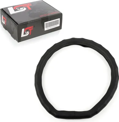 Produktbild von Lenkradbezug Ø 38x9 cm 15x3,5 Zoll Schwarz für KIA für HYUNDAI für DAEWOO