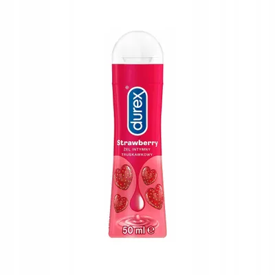 Image de Durex Play Sweet Strawberry Gel lubrifiant et sensuel, à l'arôme de fraise 50 ml