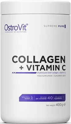 Zdjęcie produktu dla Ostrovit Kolagen + Witamina C (400 g) BI9106