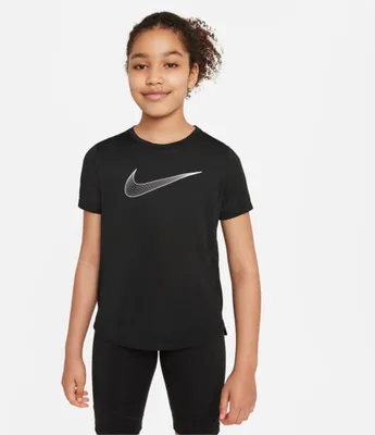 Produktbild von Nike NIKE DRI-FIT ONE BIG KIDS' (GI BLACK/WHITE BLACK/WHITE S