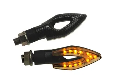 Produktbild von Motorrad LED Blinker Heimdal carbon klar