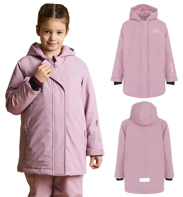Obrázok produktu pre Detská lyžiarska bunda KADVA s kapucňou, model SKIRO JACKET JR, ružová, veľkosť 122 cm, vodeodolná