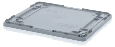 Produktbild von Deckel für Eurocontainer – 80 x 60 cm – Grau