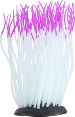Produktbild von Simulation künstliche Silikonsee Anemone Korallenschmuck für Aquarium -Fischtankdekor (lila)