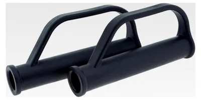 Produktbild von 2 Stück Sicherheitsgriffe für Sackkarren 25 mm Ersatzgriffe mit Anstoßschutz Schwarz