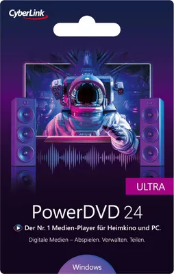 Produktbild von Cyberlink PowerDVD 24 Ultra / 1PC / Dauerlizenz / PKC