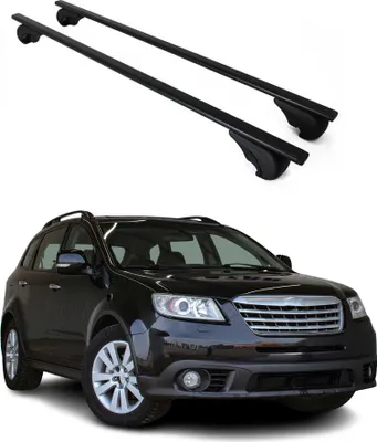 Produktbild von Dachträger Grundtäger für Subaru Tribeca 2005-2014 75kg Metall Schwarz 2 tlg