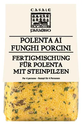 Produktbild von Casale Paradiso Polenta ai Funghi Porcini, mit Steinpilzen 300 gr.