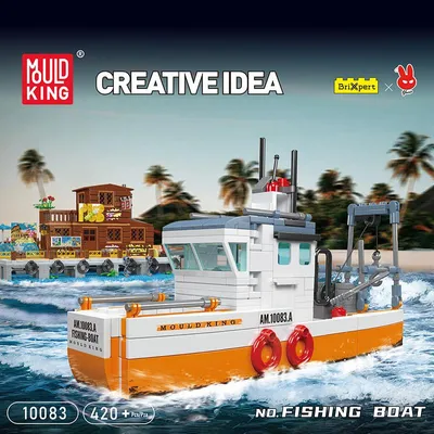 Produktbild von Mould King® 10083 Fischerboot