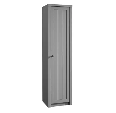 Produktbild von AX LIVING Kleider Schrank Palmano S1T – 50 cm breit, Stilvoll Grau