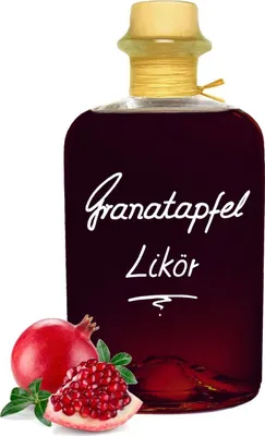 Produktbild von Granatapfel Likör 1L Außergewöhnlich - mit imponierender Fruchtnote 20% Vol.